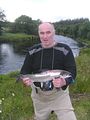 First Salmon ever for Armin and ... on the fly